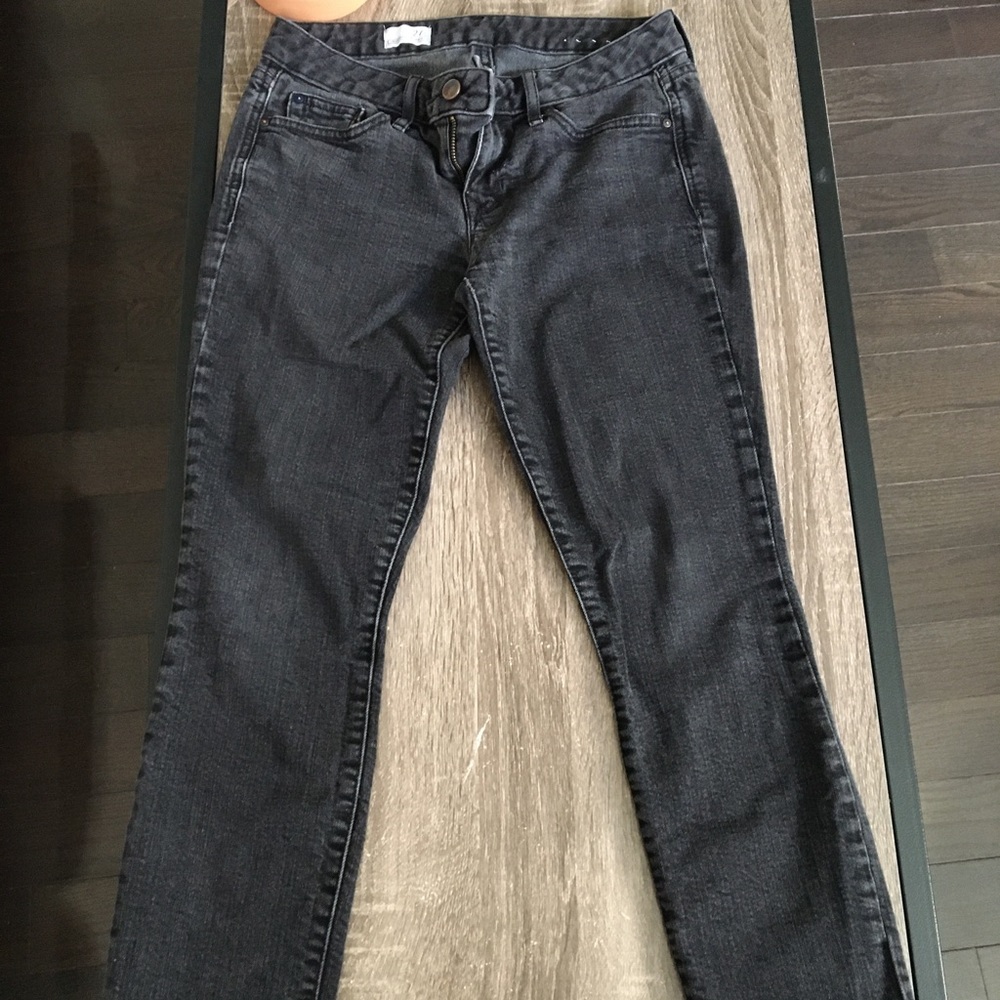 Gap light washed black jeans